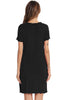 Round Neck Short Sleeve Lounge Dress