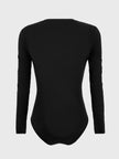 Round Neck Long Sleeve Bodysuit