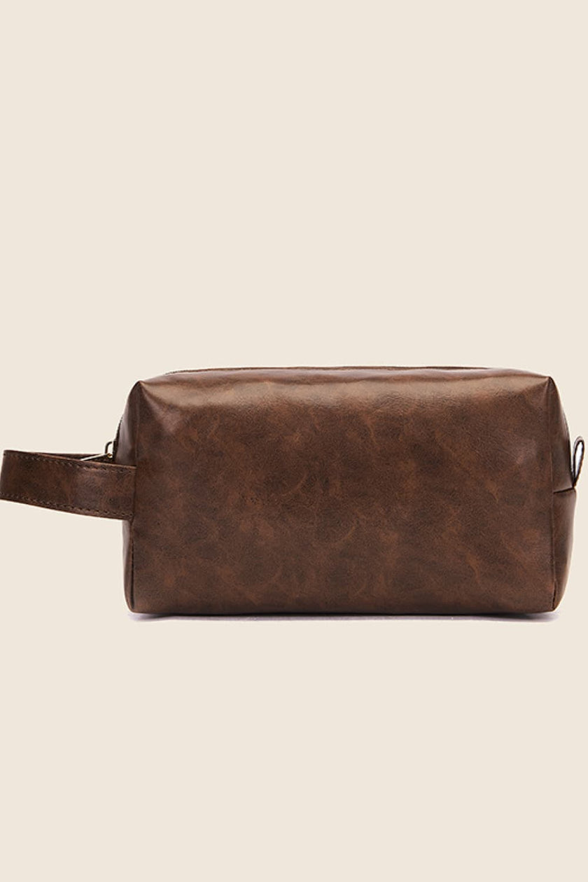 PU Leather Makeup Bag - QuaintQuest Fashion