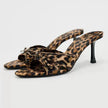 Bow Leopard Kitten Heel