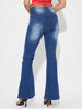 Mid-Rise Waist Bootcut Jeans