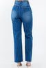 High Waist Distressed Wide Leg Jeans