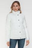 YMI Pocketed Zip Up Turtleneck Puffer Jacket