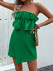 Perfee Ruffled Tube Romper