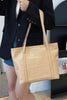 Textured PU Leather Handbag