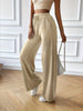 Full Size Drawstring Pocketed Wide Leg Pants