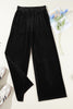 Drawstring Wide Leg Active Pants