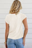 Cowl Neck Short Sleeve Blouse