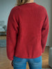 Solid Color Round Neck Long Sleeve Sweater