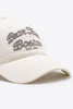 Embroidered Graphic Adjustable Baseball Cap