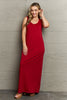 Plus Size Scoop Neck Maxi  Dress