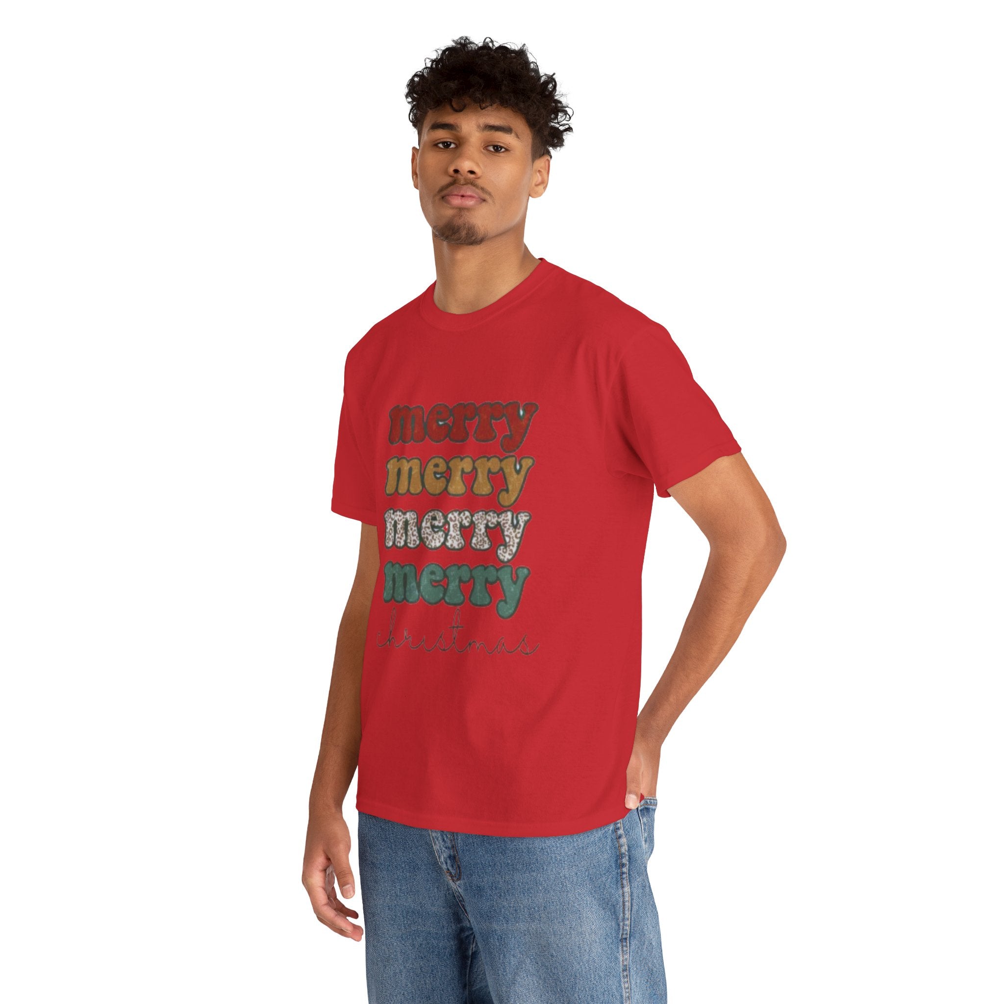 Christmas Merry Retro Tee