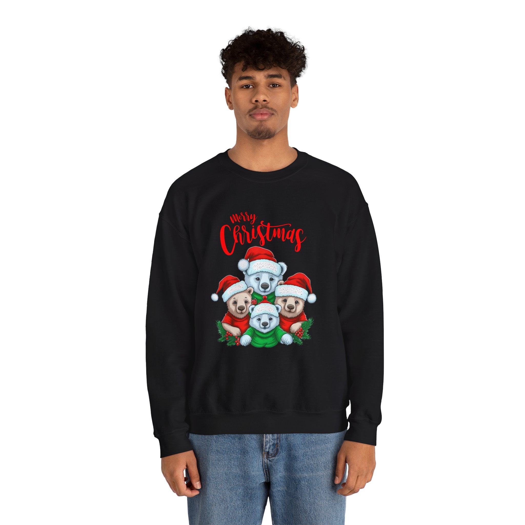 Christmas Polar Bear Family Sweatshirt