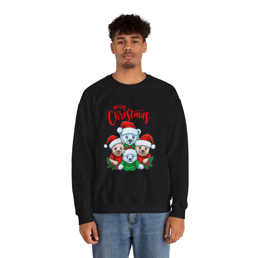Christmas Polar Bear Family Sweatshirt