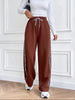 Drawstring Wide Leg Pants