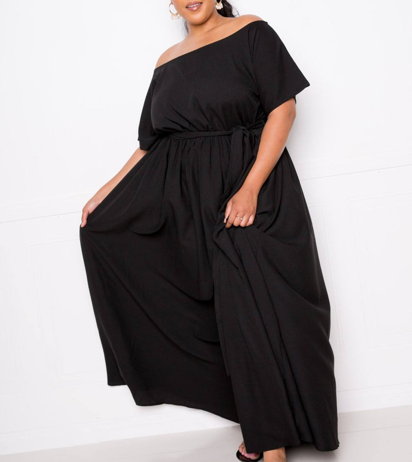 Off Shoulder See Through Dress