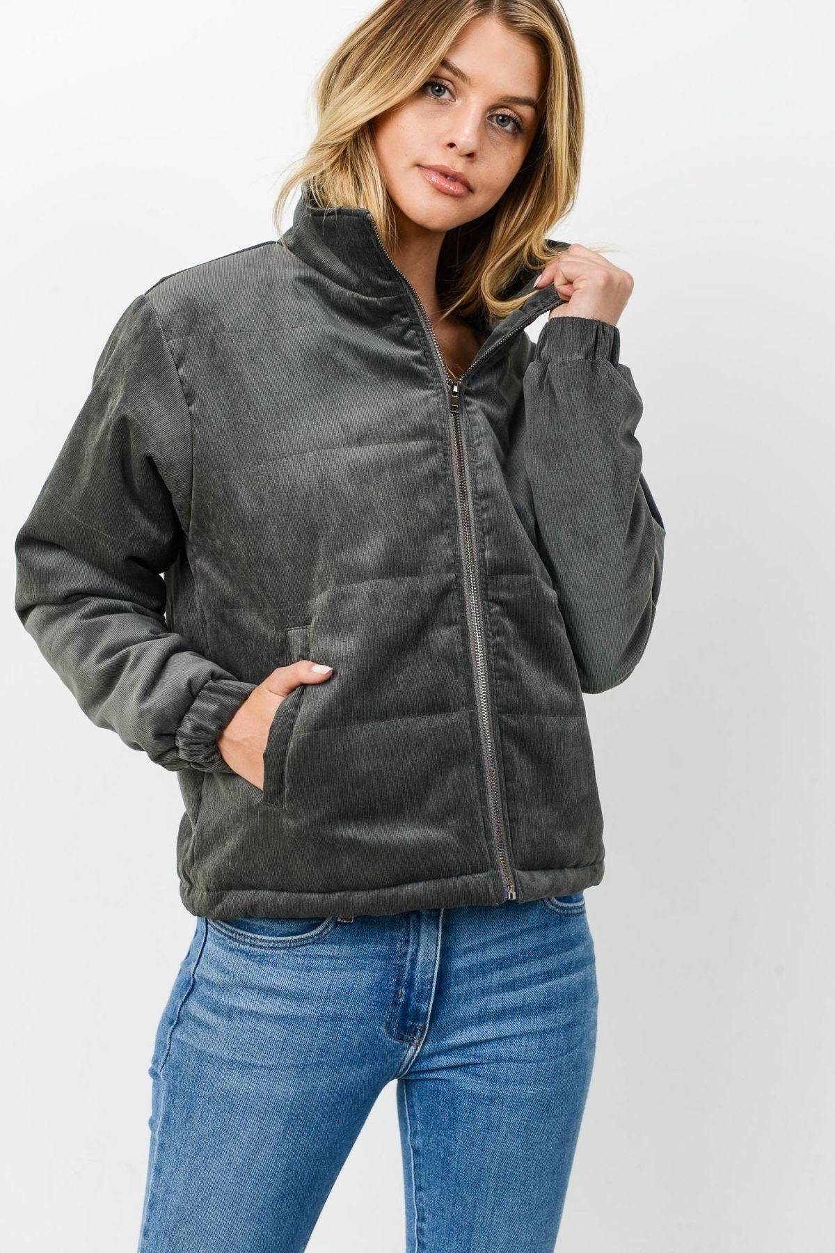 Puffy Long Sleeves Jacket