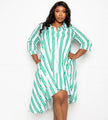 Stripe Shirt Dress