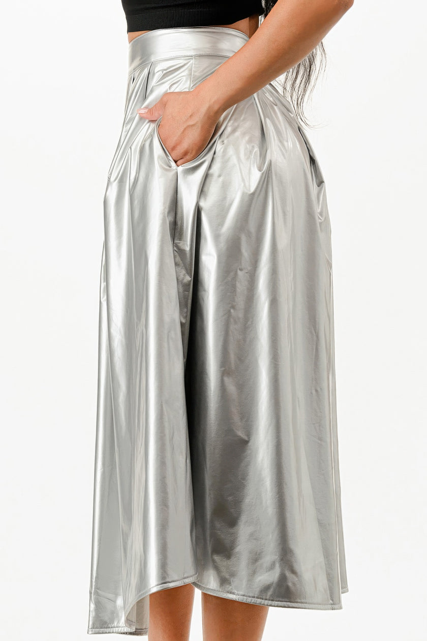 Midi Skirt with Pockets