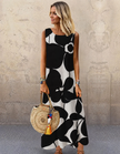 Sleeveless Floral Maxi Dress