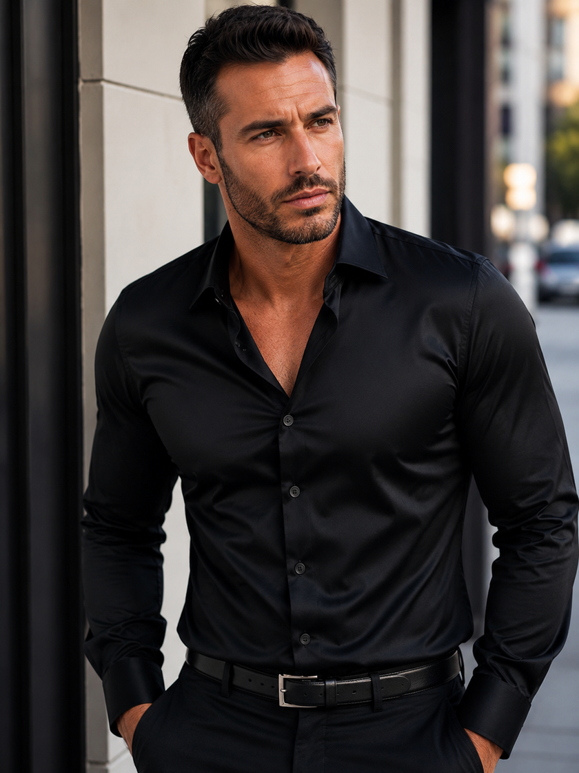Men's Button Down Long Sleeve Shirt