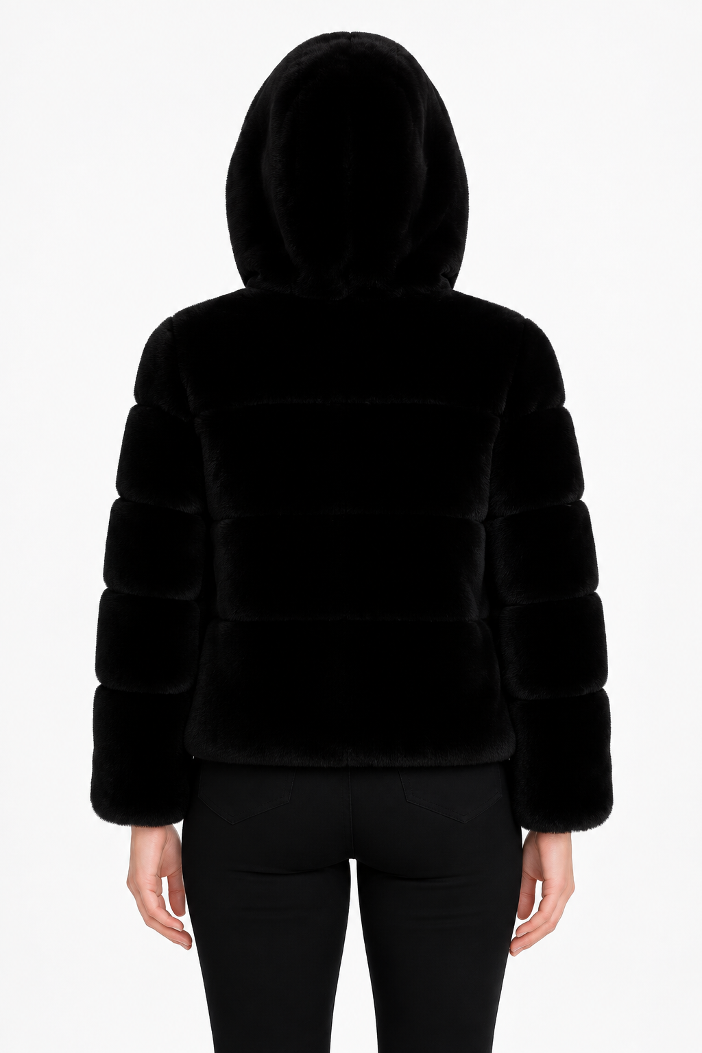 Faux Fur Hooded Jacket