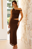 Asymmetrical Cutout Sleeveless Dress
