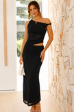 Asymmetrical Cutout Sleeveless Dress