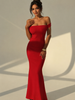 Backless Off-Shoulder Bodycon Mermaid Maxi Dress