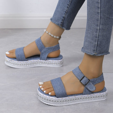 Braided Platform Sandals