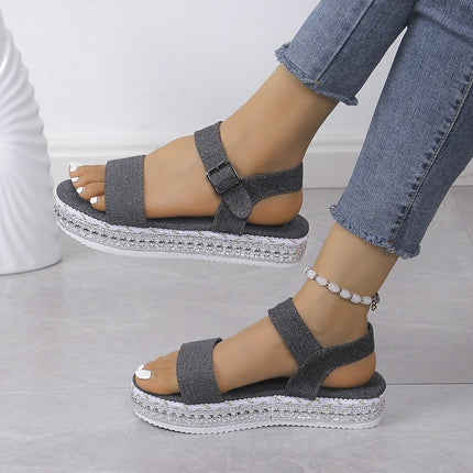 Braided Platform Sandals