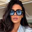 Polycarbonate Frame Square Sunglasses