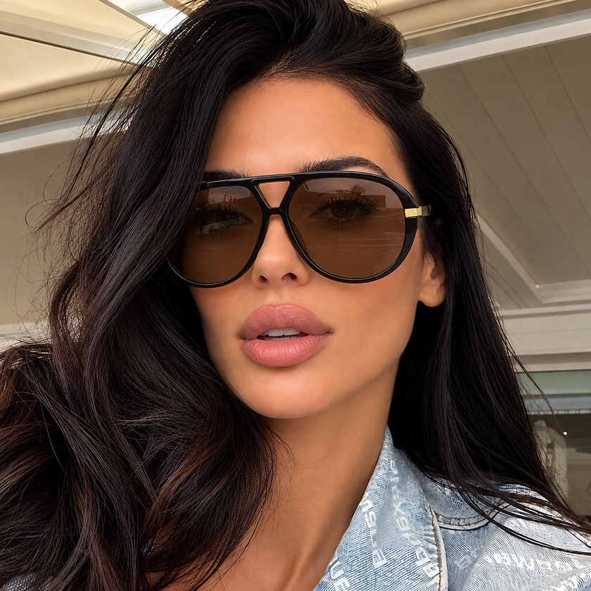 Tinted Lenses Oversized Sunglasses