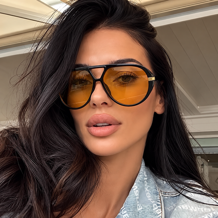 Tinted Lenses Oversized Sunglasses