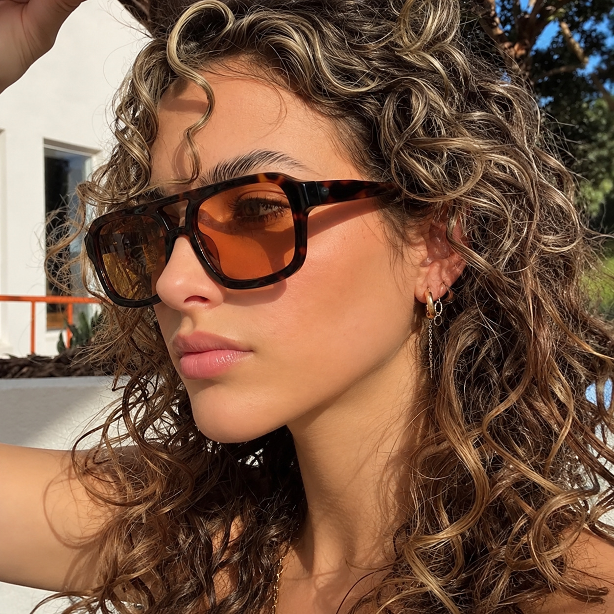 Vintage Square Sunglasses