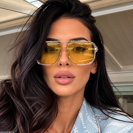 UV Protection Oversized Sunglasses