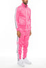 Striped Tape Front Pleat Track Suit