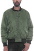 Mens Solid Padded Bomber Jacket