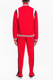 Mens Two Stripe Track Pants Track Jacket Set