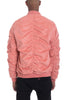 Mirosuede Scrunched Bomber Jacket