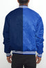 Color Block Two Tone Varsity Jacket