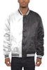 Color Block Two Tone Varsity Jacket