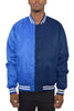 Color Block Two Tone Varsity Jacket