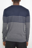 Mens Knit Vneck Pullover Sweater