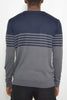 Mens Knit Vneck Pullover Sweater