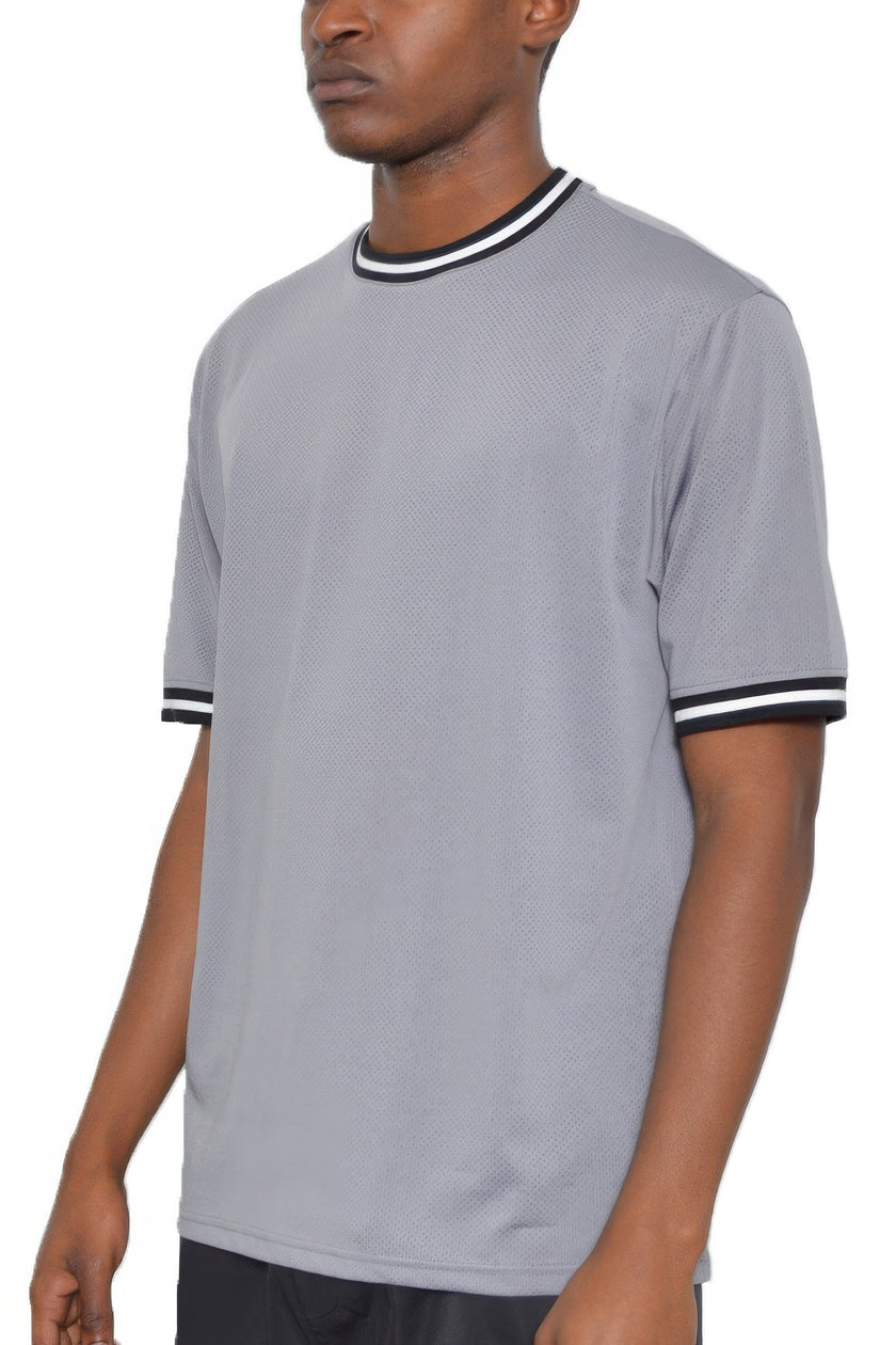 Micromesh Round Neck T-Shirt