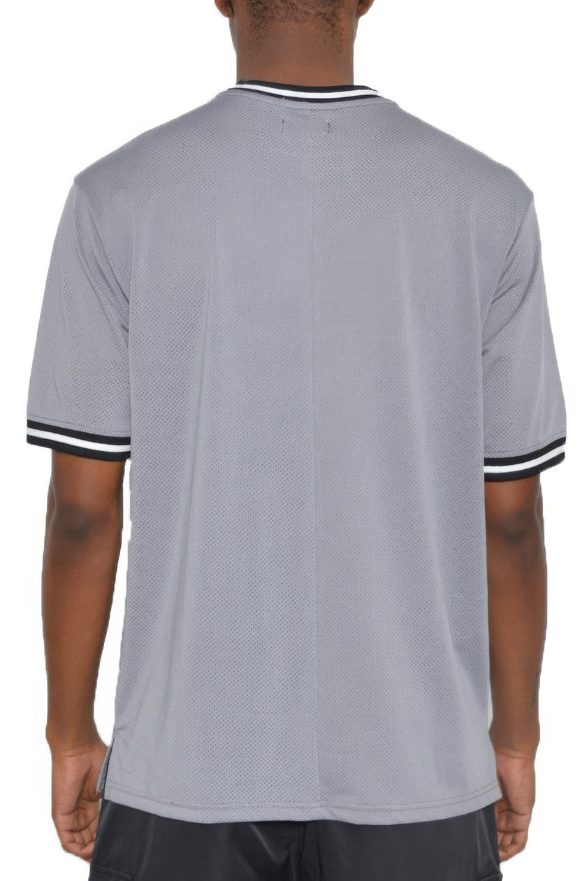 Micromesh Round Neck T-Shirt