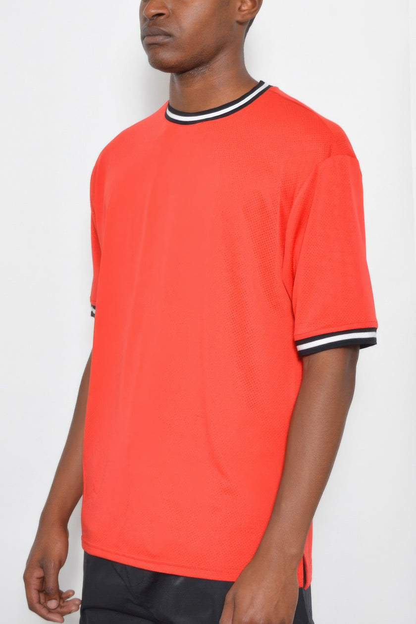 Micromesh Round Neck T-Shirt