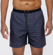 Blue Stripes Swim Shorts