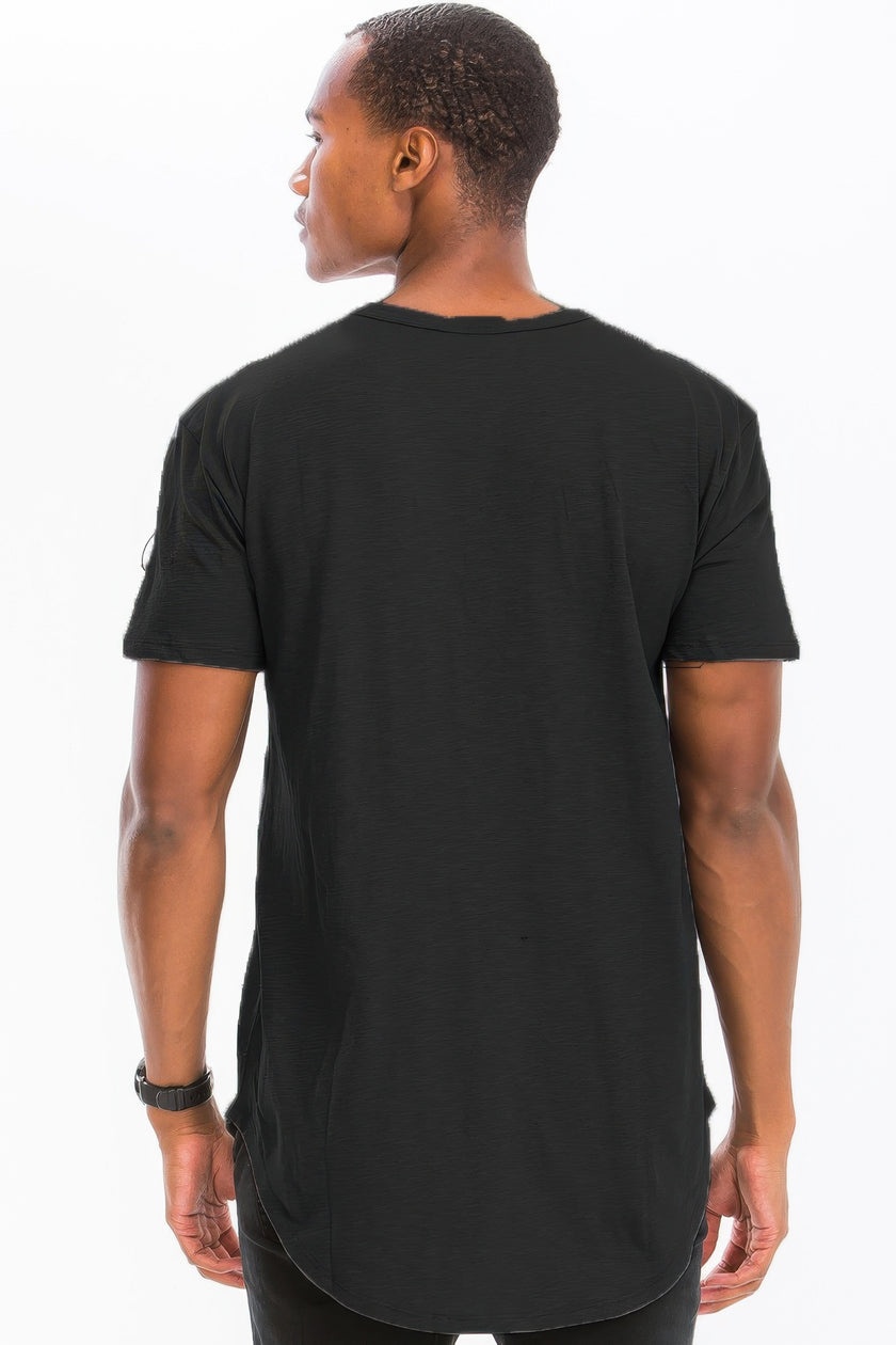 T-Shirt with Four Buttons